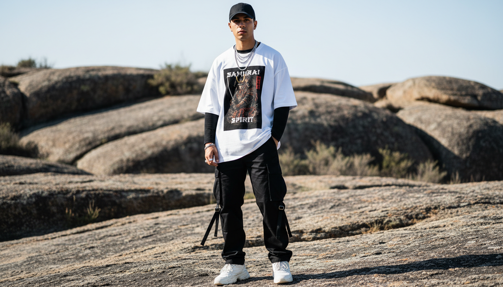 Samurai Spirit  Oversized Tee