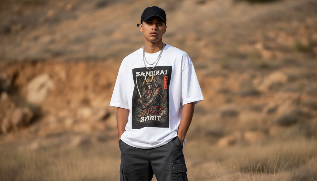 Samurai Spirit  Oversized Tee