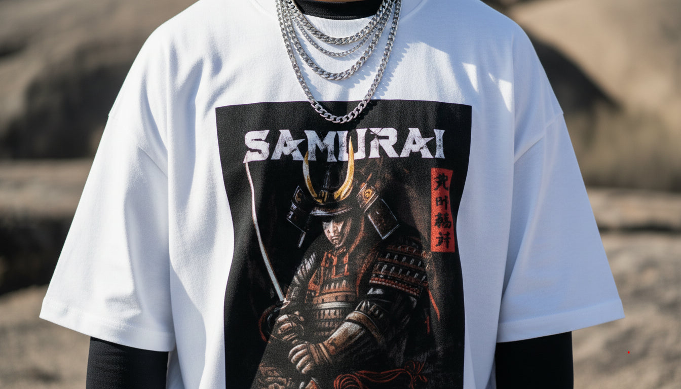 Samurai Spirit  Oversized Tee